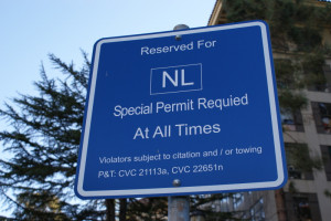 Reserved Parking Lot for Nobel Laureates at Berkeley