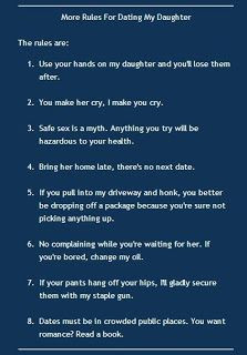 ... Daughters Quotes, Rules For Dates My Daughters, Daughters Dates Quotes