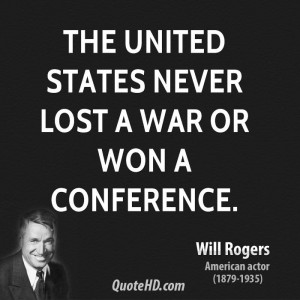 Will Rogers War Quotes