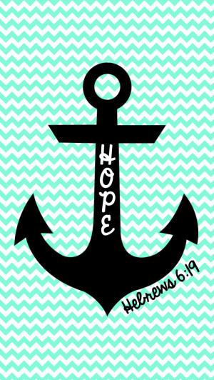 FREE Hope is an anchor... iPhone Wallpaper