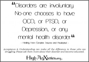 Disorders Are Involuntary