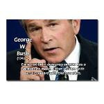 Terrorism George W. Bush Postcards (Package of 8)