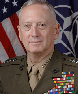 James Mattis will replace David Petraeus as the commander of Centcom.