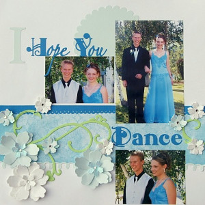 Prom Scrapbook Pages