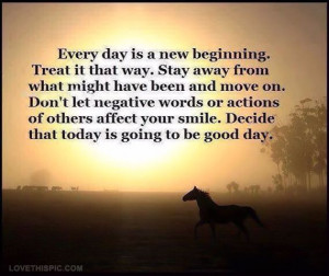 day is a new beginning quotes quote sky sun hearts life positive wise ...