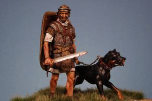thread roman war dog
