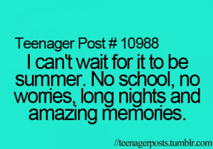 Summer is going to be awesome :)