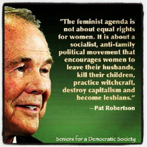 Pat Robertson...i don't think I should be laughing but I am wicked ...