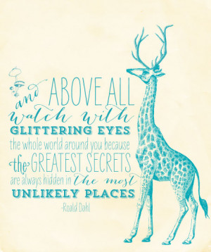 Watch with Glittering Eyes…