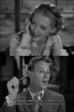 Leslie Howard and Bette Davis The Petrified Forest #movie #quote