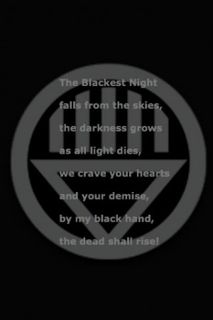 Black Lantern Oath Kalel