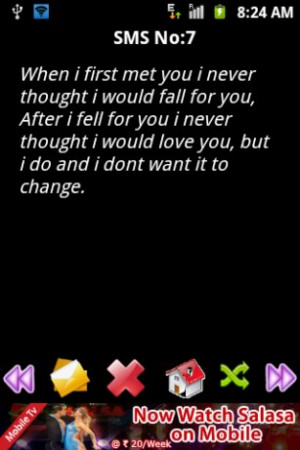 Cute Love SMS Text Message