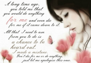 if he has promised the world to you in the