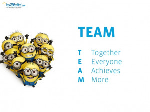 Teamwork ROCKS! www.facebook.com/Baytcom