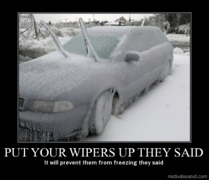 It will prevent them from freezing they said demotivational poster ...