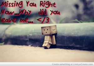 Why Did You Leave...