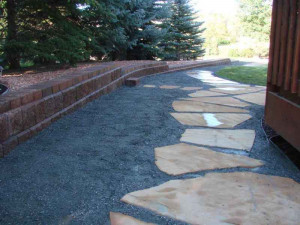 ... driveways, walkways, stone footpaths and pathways we have constructed