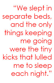 Our therapist encouraged us to take baby steps, which was ironic all ...