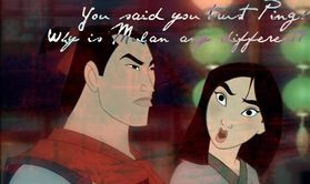 You said you trust Ping! Why is Mulan any different?