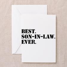 Cool Best son in law Greeting Cards (Pk of 10)