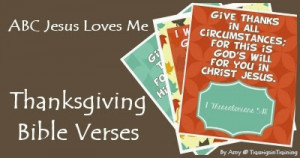 Thanksgiving Bible Verses and Printables