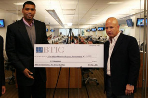 Childrens' charities receive 2 million dollar donation from BTIG