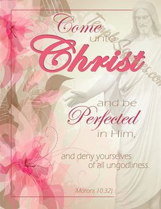 2014 Youth Theme Come Unto Christ 20x30 Poster size Instant Download ...