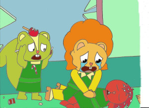 Flaky And Disco Bear Punci