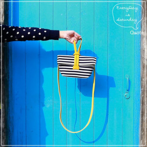 Quote Mini CrissCross Bag Stripes