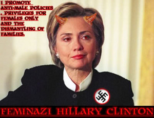 Feminazi Hillary Clinton Image
