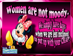 women are not moody