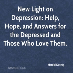 New Light on Depression: Help, Hope, and Answers for the Depressed and ...