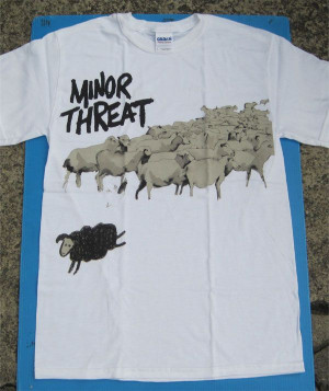 MINOR THREAT Tシャツ OUT OF STEP カラー