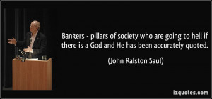 Bankers - pillars of society who are going to hell if there is a God ...