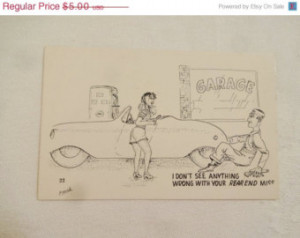 25% OFF SALE Vintage Postcard 1950s Unused Humorous Travel Road Trip ...