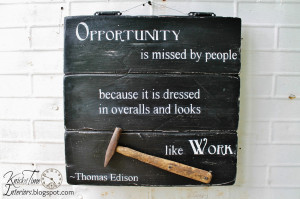 Opportunity Quote Sign