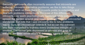 Top Quotes About Extroverts And Introverts