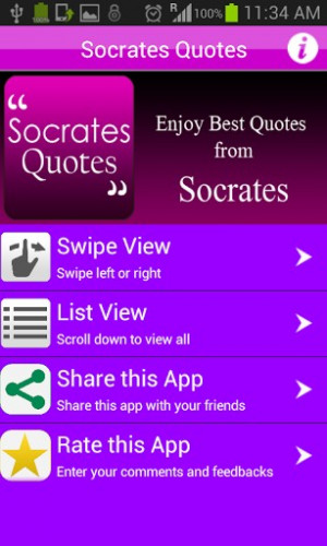 View bigger - Socrates Quotes SMS Whatsup for Android screenshot