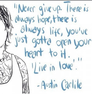 live in love #austin carlile #of mice and men #tattoo #hero #true