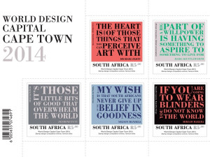 New postage stamps featuring inspirational words from famous South ...