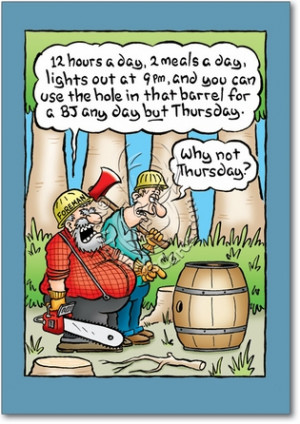 Thursday Humor Greeting Card