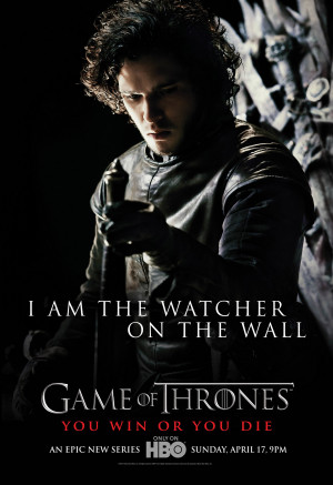 House Stark Jon Snow poster