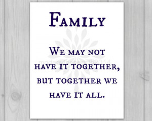 Family Quote Print-Art Quotes Art Quote-Gift for Family-Art Print ...