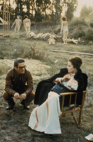 Pier Paolo Pasolini and Silvana Mangano on the set of The Decameron ...