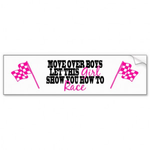 MOVE OVER BOYS GIRLS FISHING BUMPER STICKERS