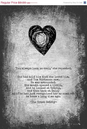 Quotes From The Great Gatsby About Love ~ great gatsby quotes love