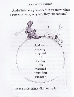 The little prince quote. I love this book, it's one of my favorites ...