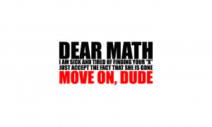 Hate Math Quotes Funny