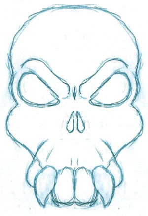 Angry Skull Drawing Portal