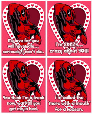 Deadpool Valentine's Day Card
